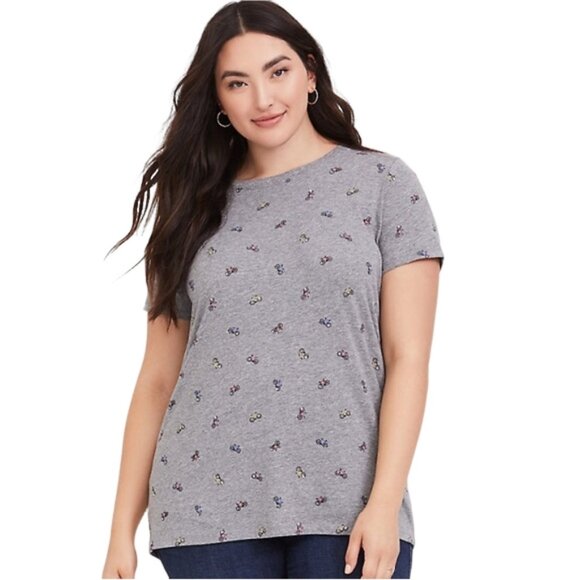 Torrid Bike Ride Embellished Crew Tee Shirt - Picture 3 of 16